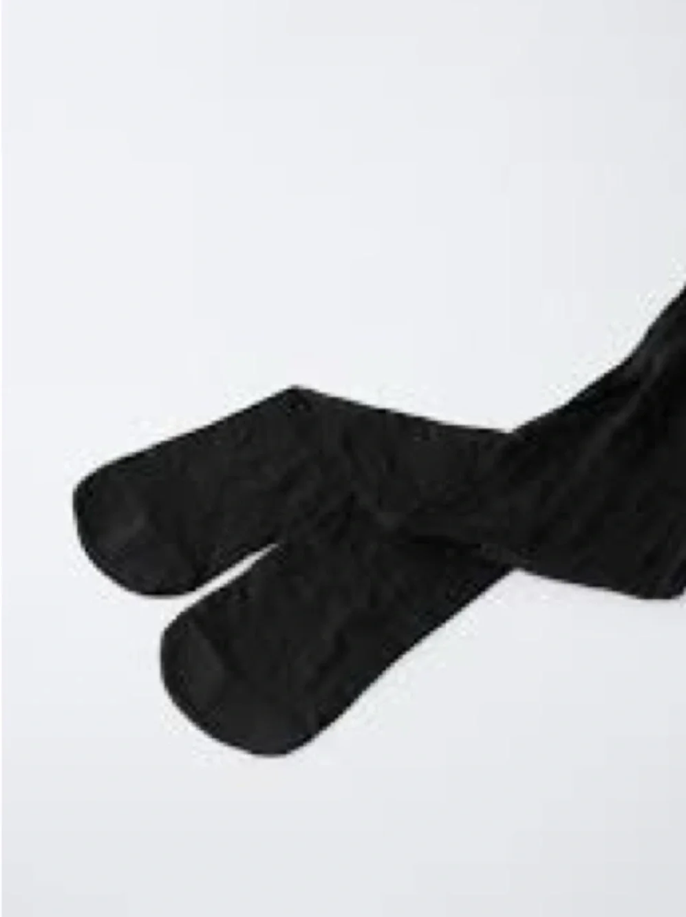 NWT. Zara Girls Black Microfiber Tights. Size 10-12 years.